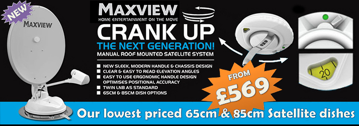 maxview crank up 65cm and 85cm satellite dish